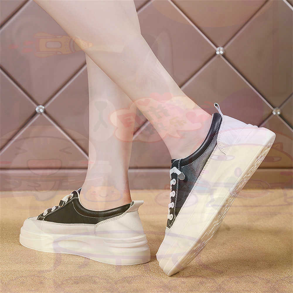 Streetwear Brands In Uk - LACE-up Chunky Loafers ผู้หญิงสเก็ตบอร์ดกีฬารองเท้าตะกร้ารองเท้าผ้าใบจริงแบบพกพาข่าวตะกร้า Teni ที่มีคุณภาพสูง
