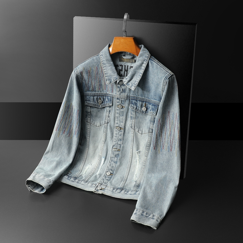 ยี่ห้อVINTAGEล้างDENIMแจ็คเก็ต - Streetwear Brand Denim บทวิจารณ์และราคา