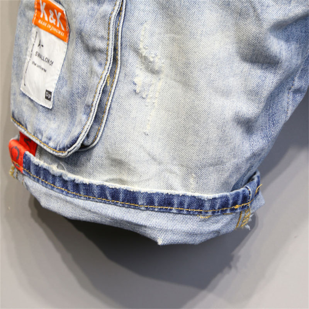 กางเกงยีนส์ขาสั้นผู้ชายแบรนด์แ - Streetwear Brand Denim บทวิจารณ์และราคา