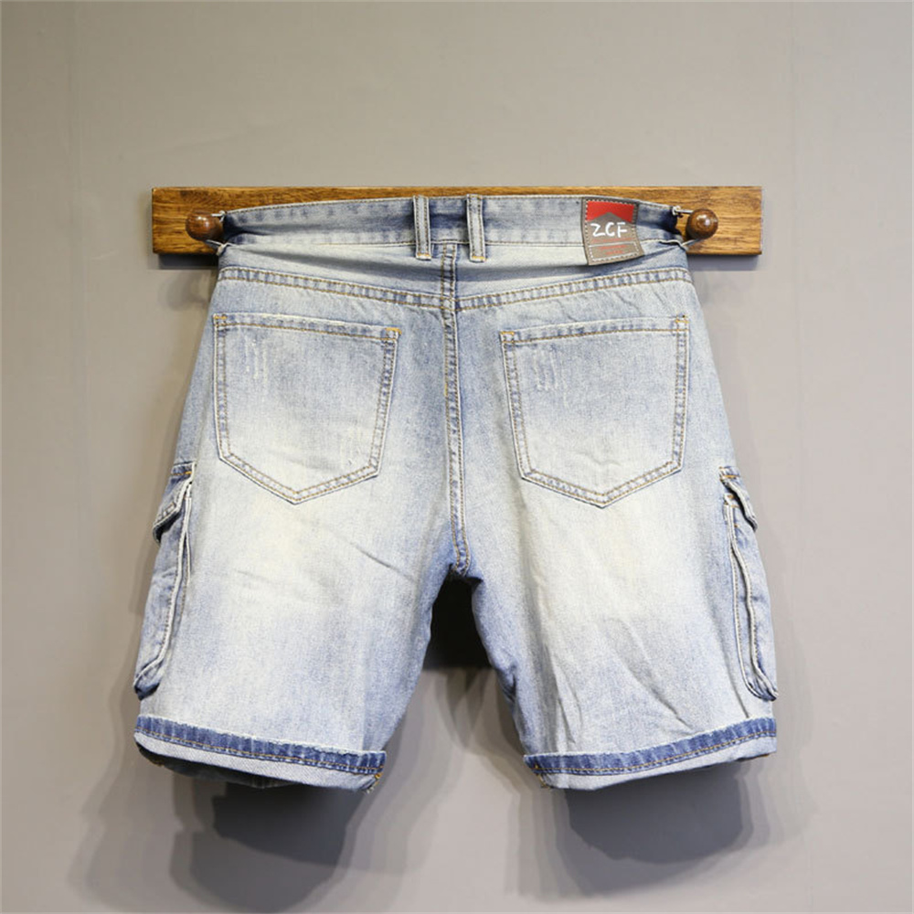 กางเกงยีนส์ขาสั้นผู้ชายแบรนด์แ - Streetwear Brand Denim บทวิจารณ์และราคา