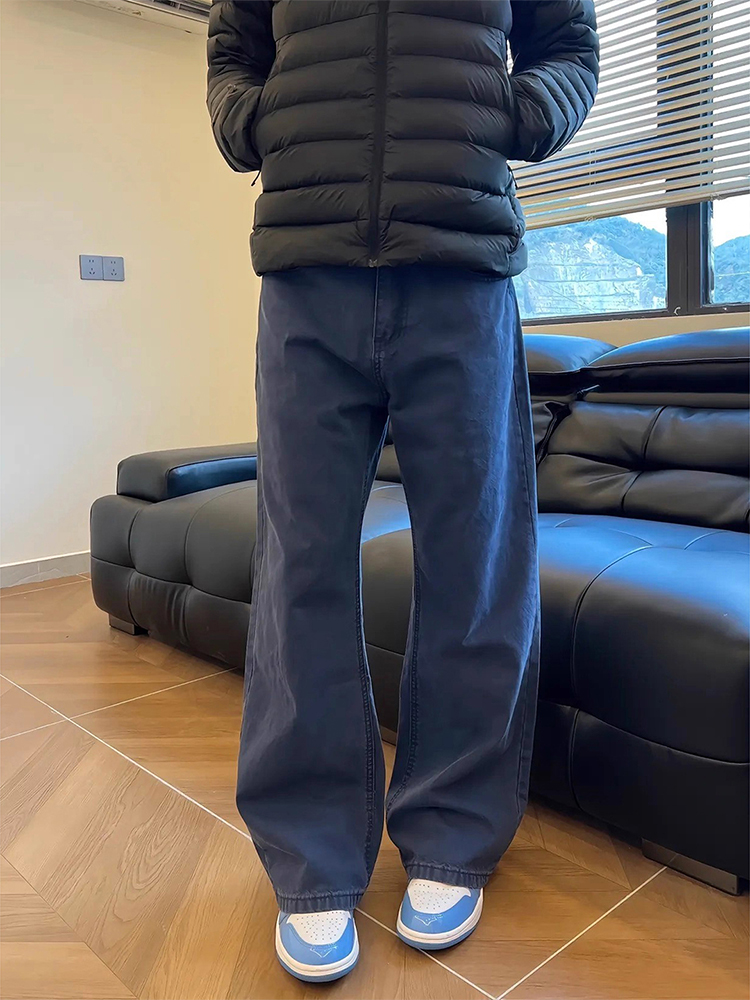 กางเกงยีนส์ทรงตรงสำหรับผู้ชาย  - Streetwear Brand Denim บทวิจารณ์และราคา