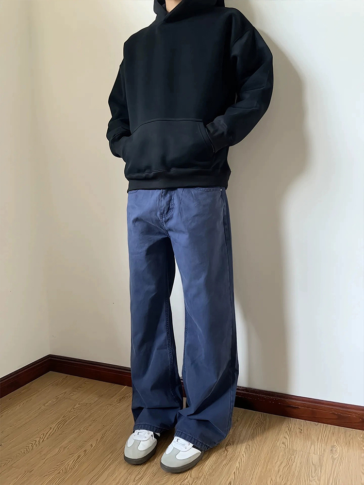 กางเกงยีนส์ทรงตรงสำหรับผู้ชาย  - Streetwear Brand Denim บทวิจารณ์และราคา