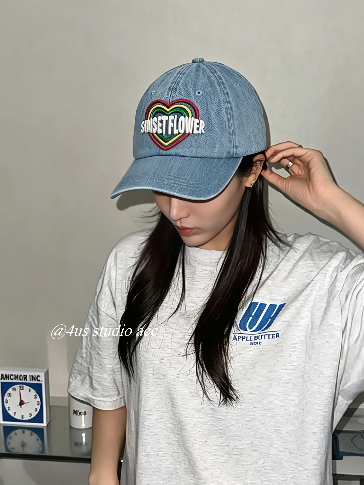 หมวกเบสบอลยีนส์ปักลายวินเทจ -  - Streetwear Brand Denim บทวิจารณ์และราคา