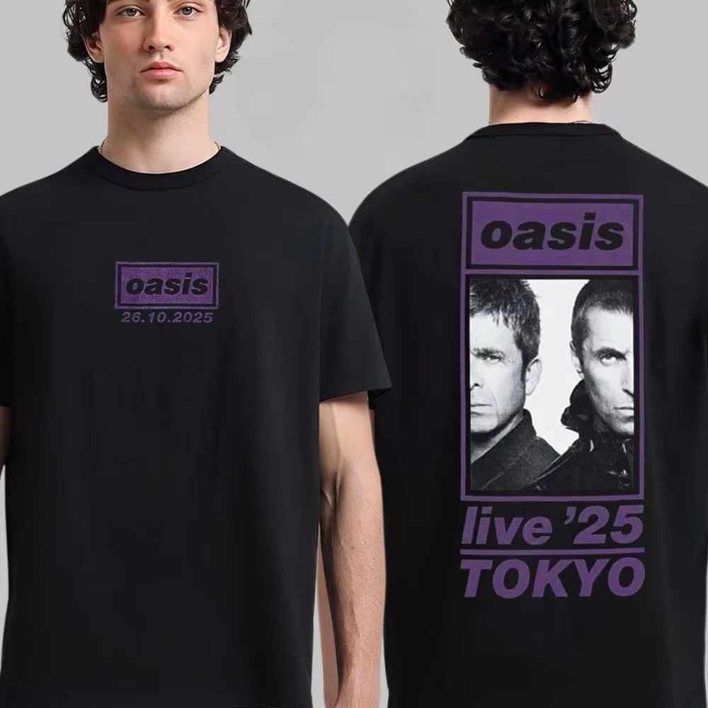 เสื้อยืดคอตตอน Hot Oasis แขนสั - Streetwear Brand Vintage บทวิจารณ์และราคา