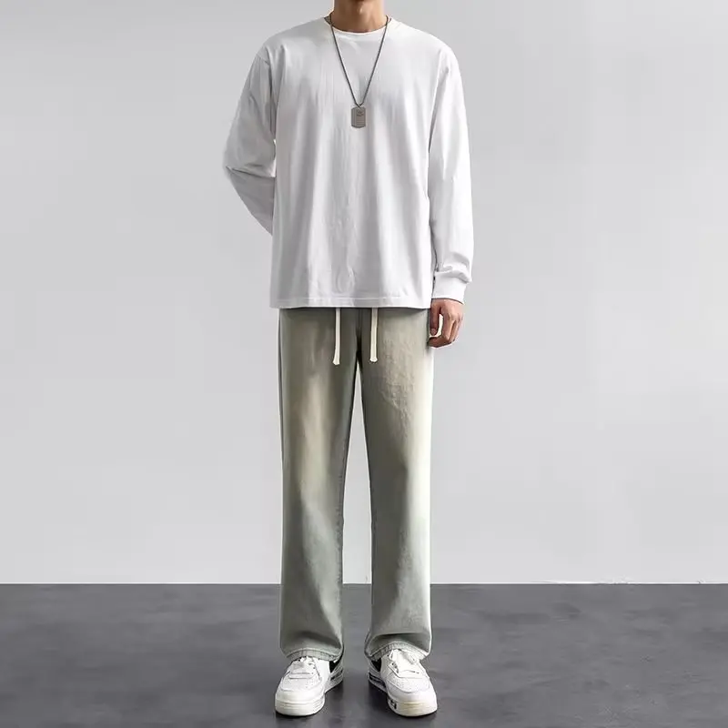 กางเกงยีนส์ผู้ชายสไตล์เกาหลี แ - Streetwear Brand Denim บทวิจารณ์และราคา