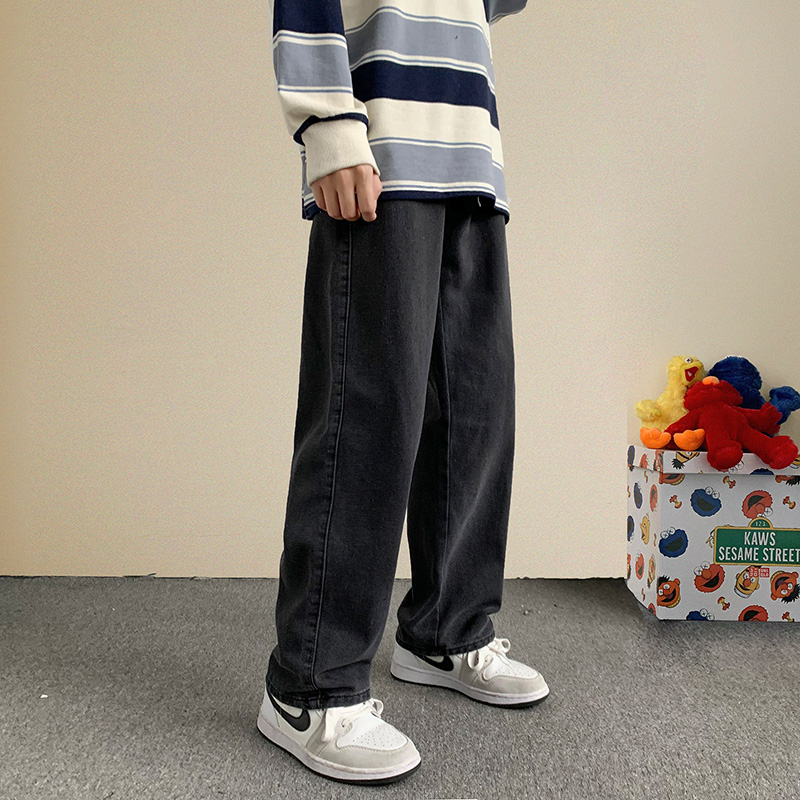 ใหม่Streetwear Baggyกางเกงยีนส - Streetwear Brand Denim บทวิจารณ์และราคา