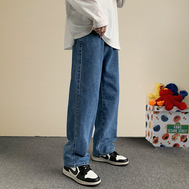 ใหม่Streetwear Baggyกางเกงยีนส - Streetwear Brand Denim บทวิจารณ์และราคา