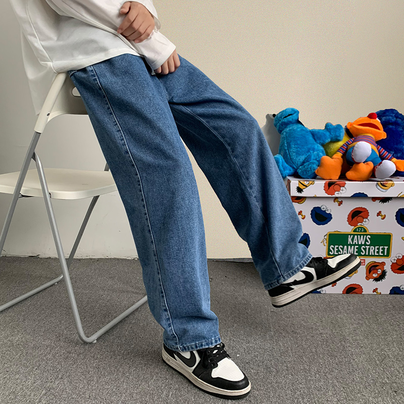 ใหม่Streetwear Baggyกางเกงยีนส - Streetwear Brand Denim บทวิจารณ์และราคา